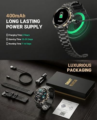 Luxury AMOLED Smartwatch – 1.43"