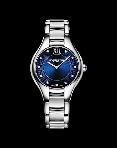 Diamond Blue Dial Watch – Women