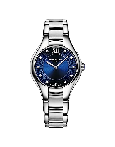 Diamond Blue Dial Watch – Women
