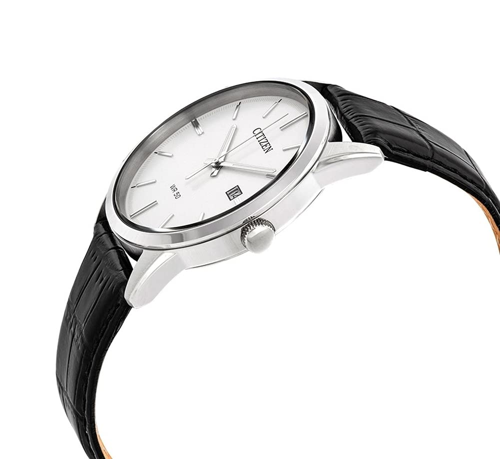 Casual Quartz Watch – Leather Strap Men