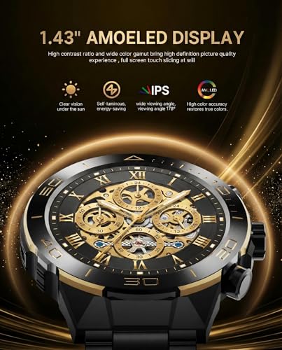 Luxury AMOLED Smartwatch – 1.43"