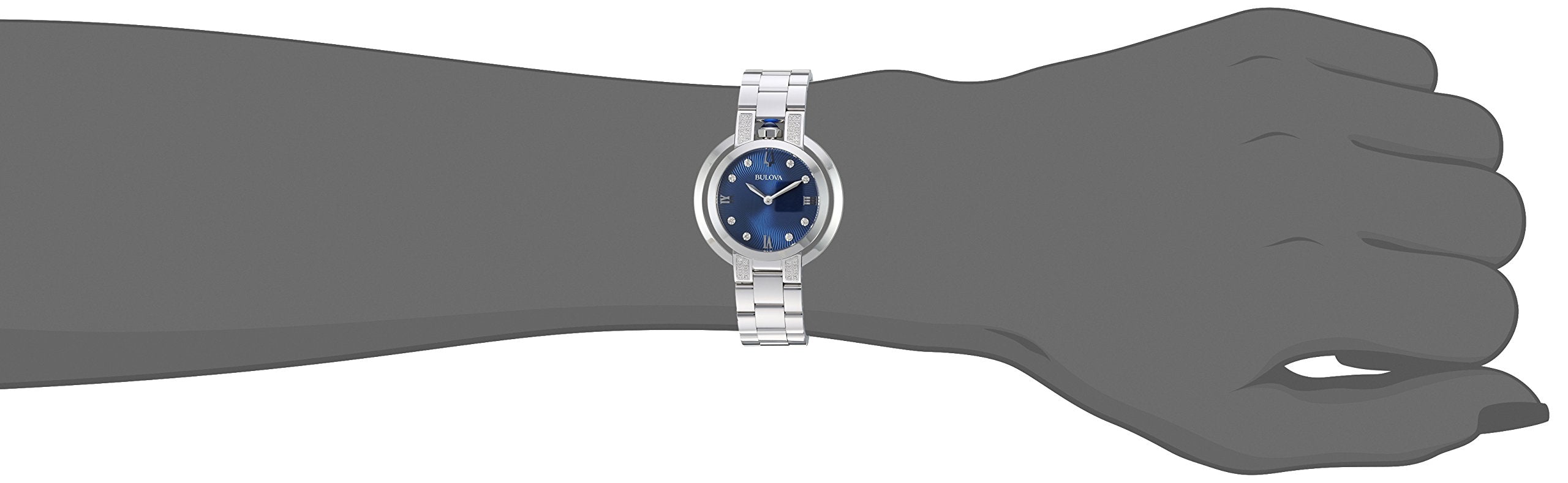Rubaiyat Diamond Watch – Blue Dial