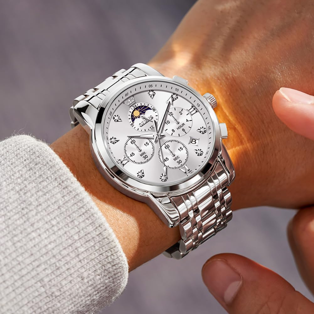 Men's Diamond Watch – Blue