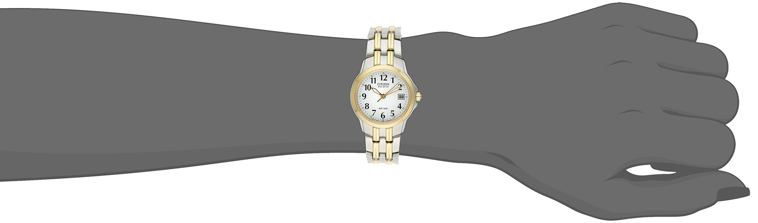 Two-Tone Dress Watch – White Dial