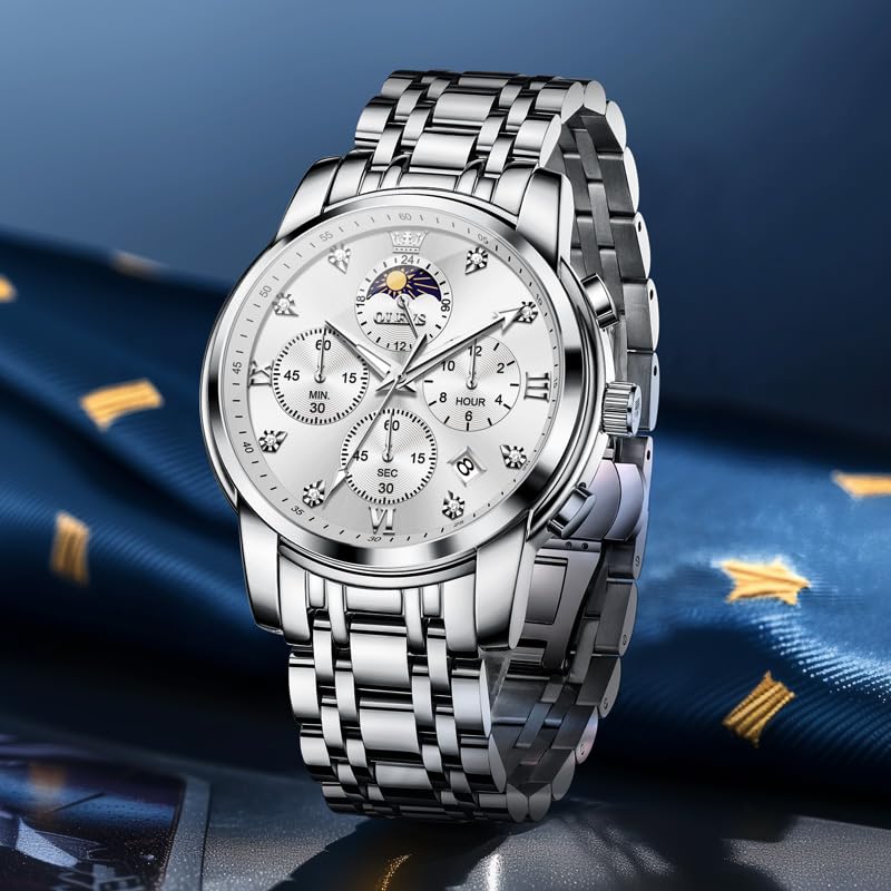 Men's Diamond Watch – Blue