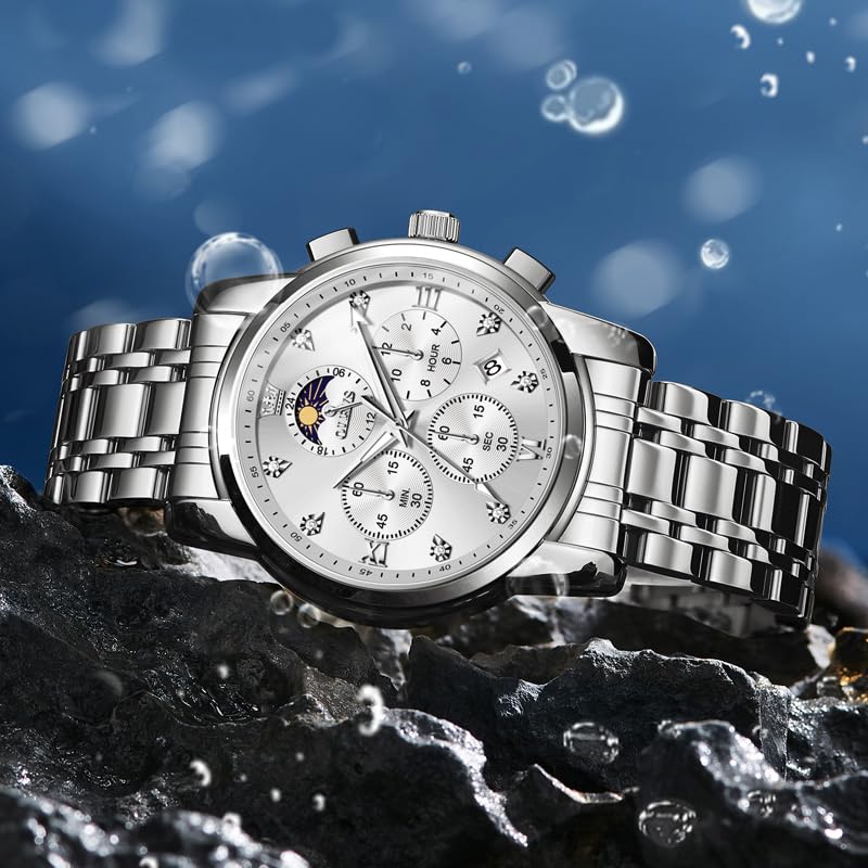 Men's Diamond Watch – Blue