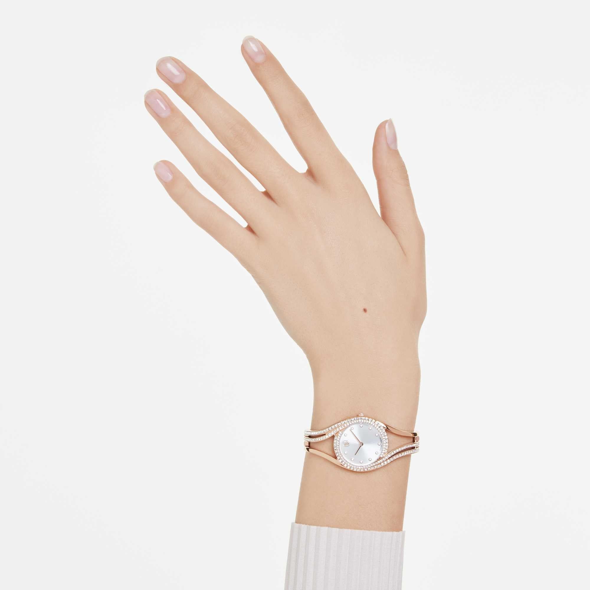 Hyperbola Bangle Watch – Rose Gold