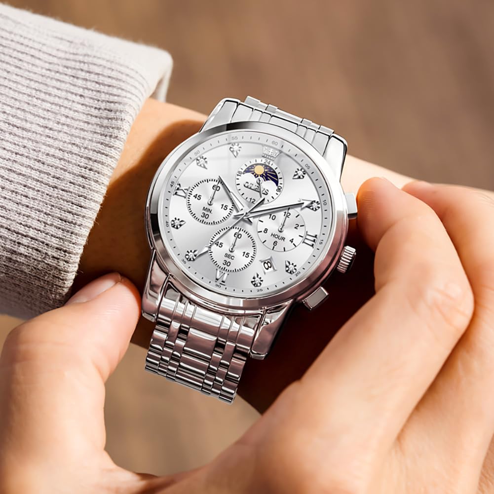 Men's Diamond Watch – Blue