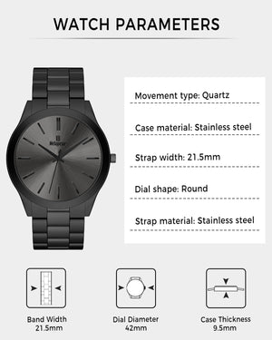 Minimalist Quartz Watch – Men