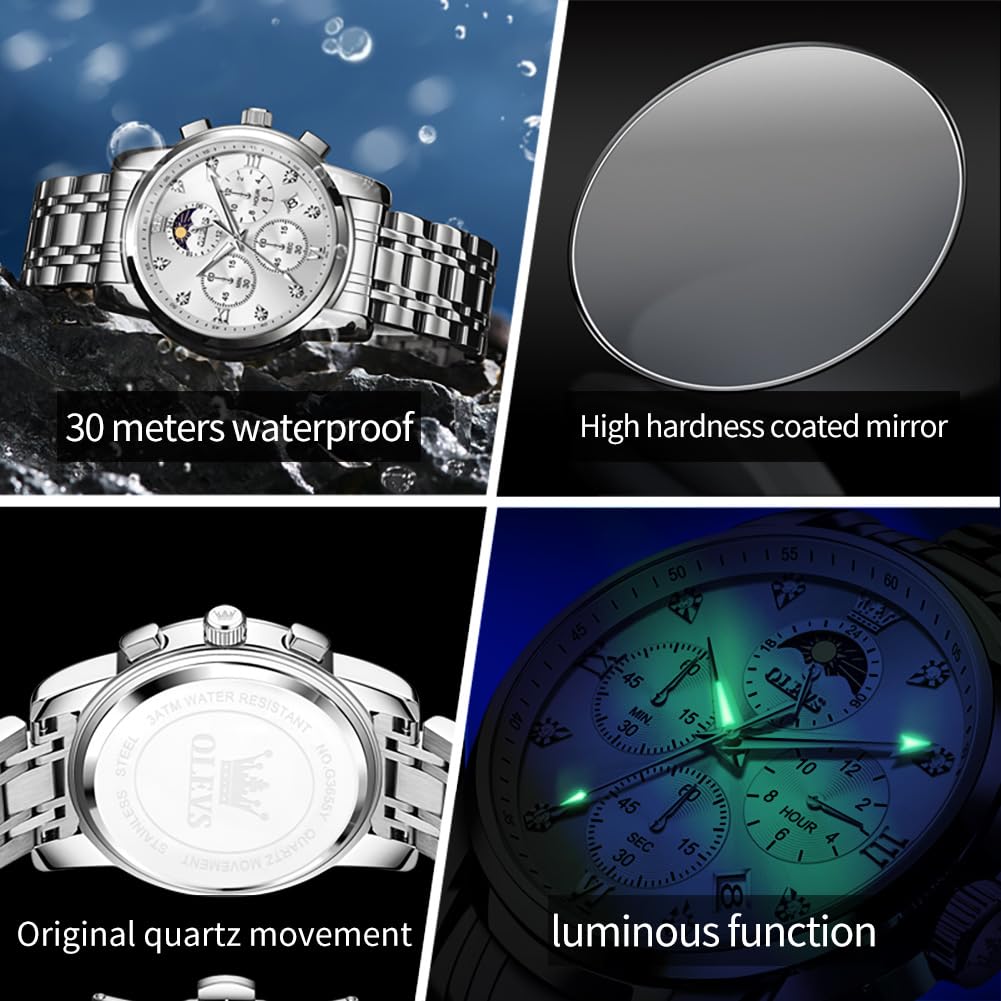 Men's Diamond Watch – Blue