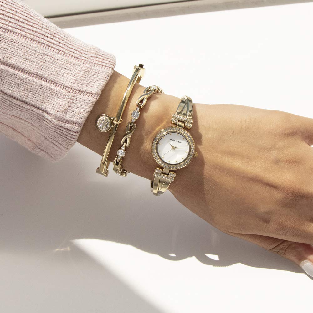 Crystal Bangle Watch – Women