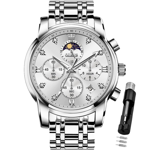 Men's Diamond Watch – Blue