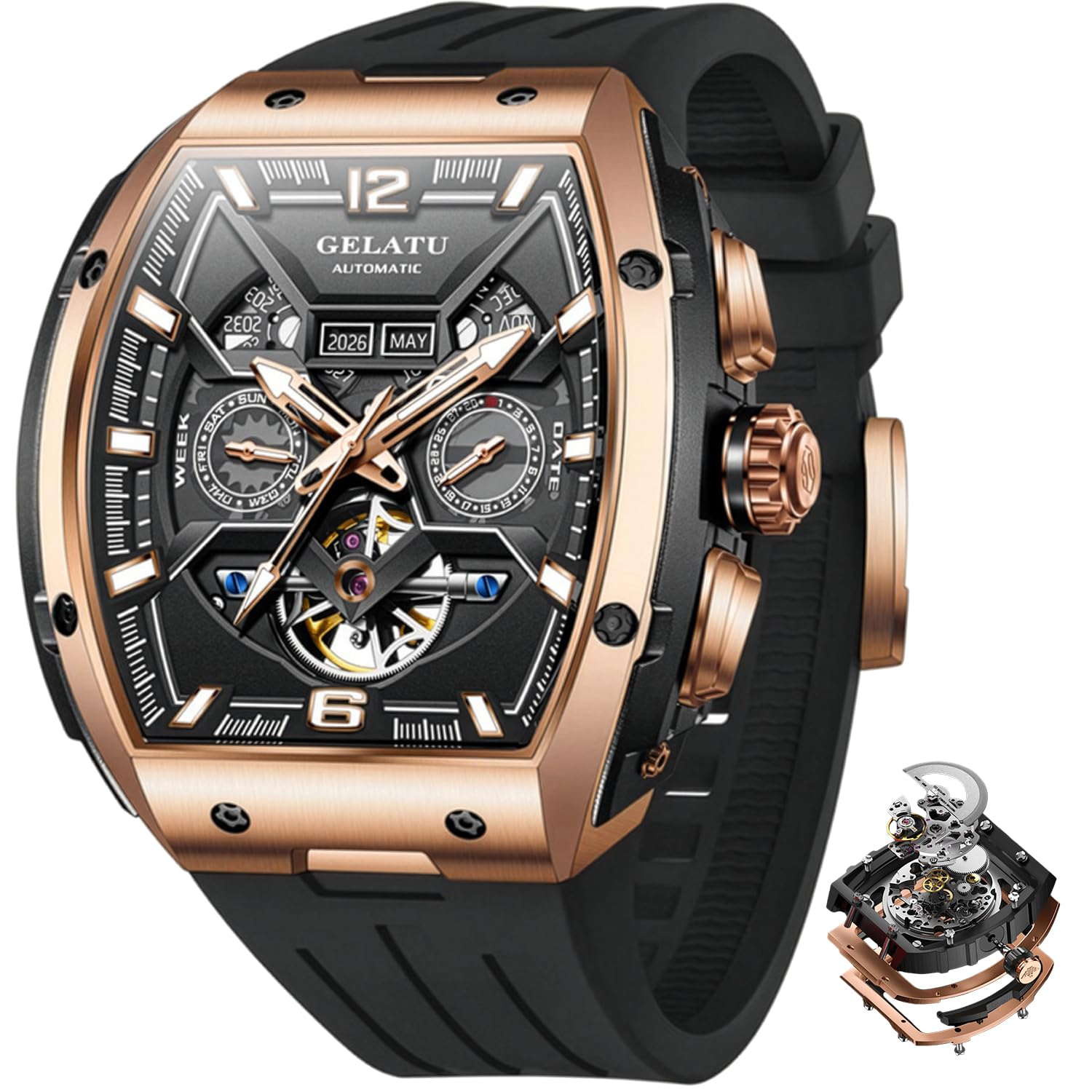 Automatic Tonneau Watch
