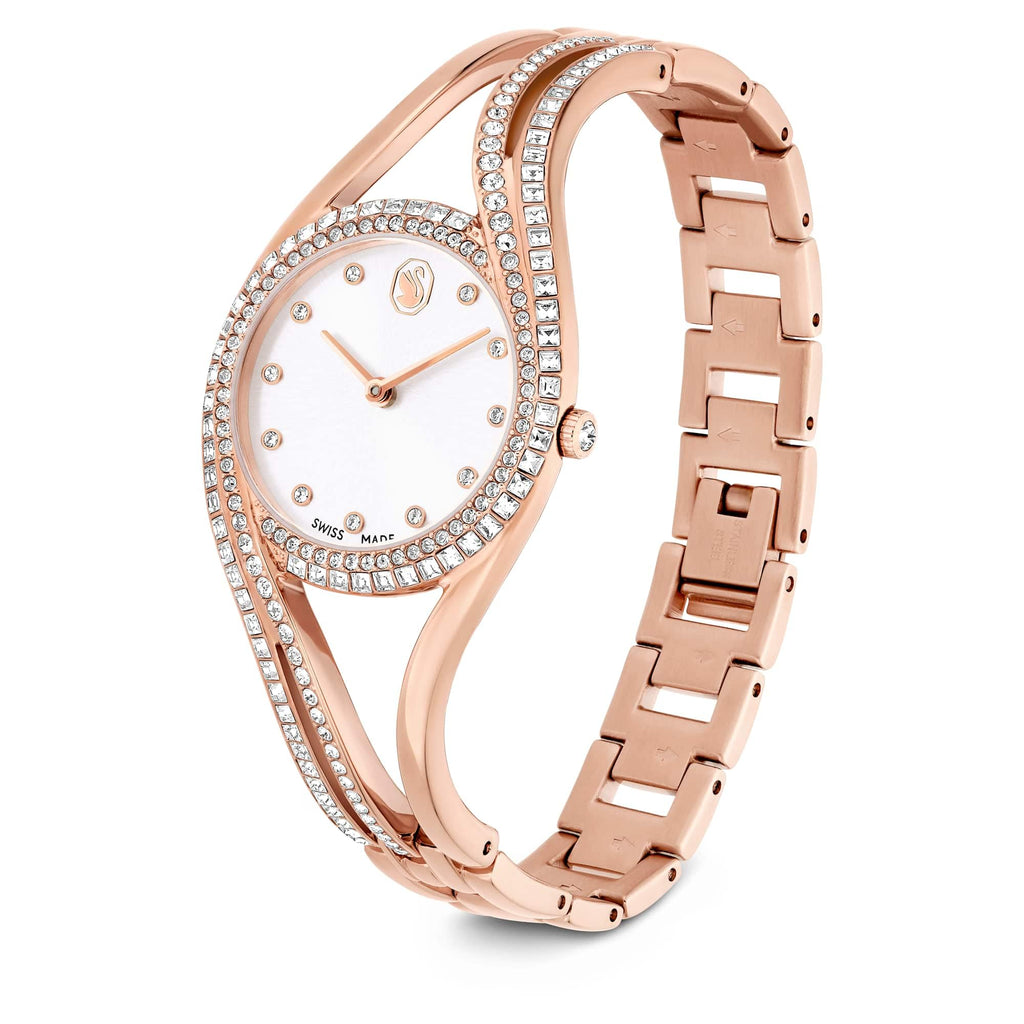 Hyperbola Bangle Watch – Rose Gold