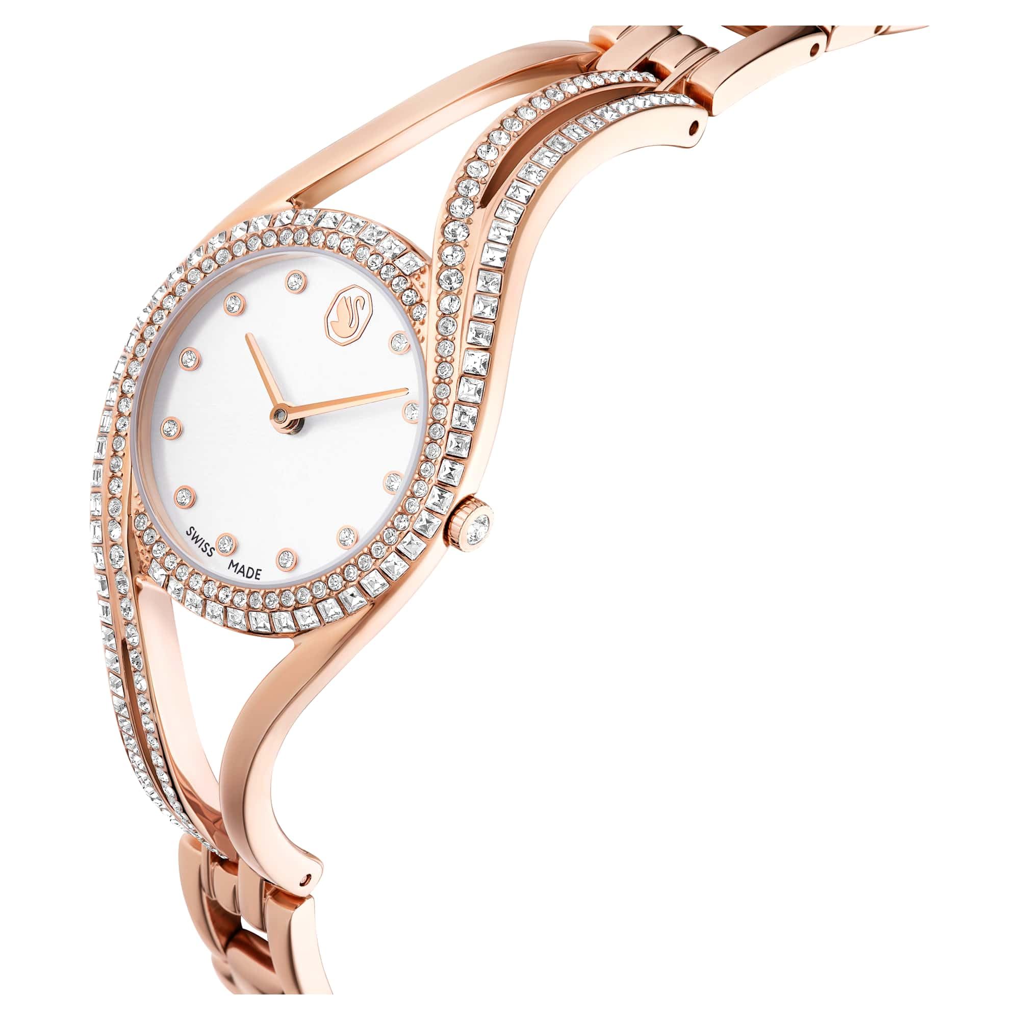 Hyperbola Bangle Watch – Rose Gold