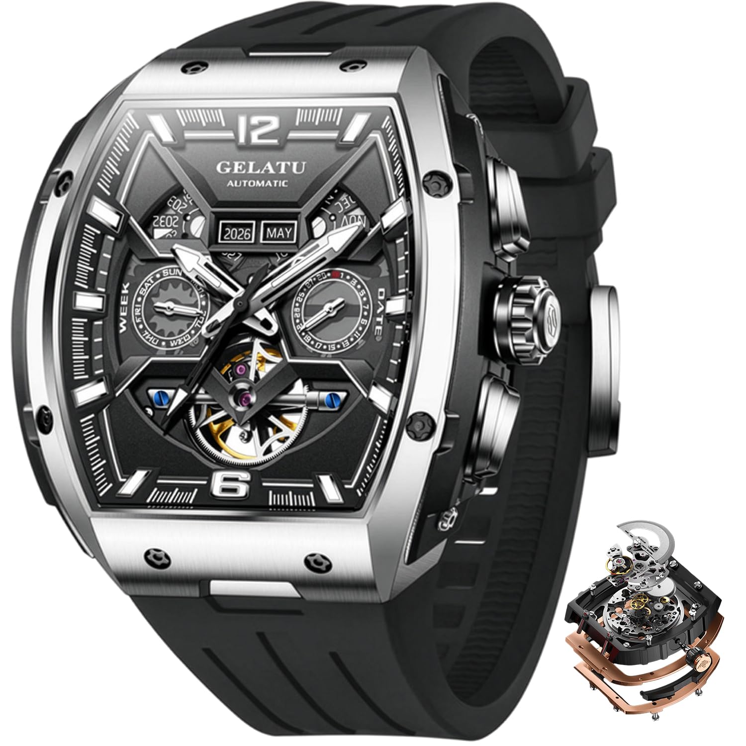 Automatic Tonneau Watch