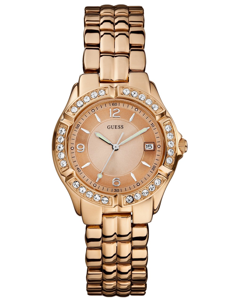 Guess Gold-Tone Bracelet Watch