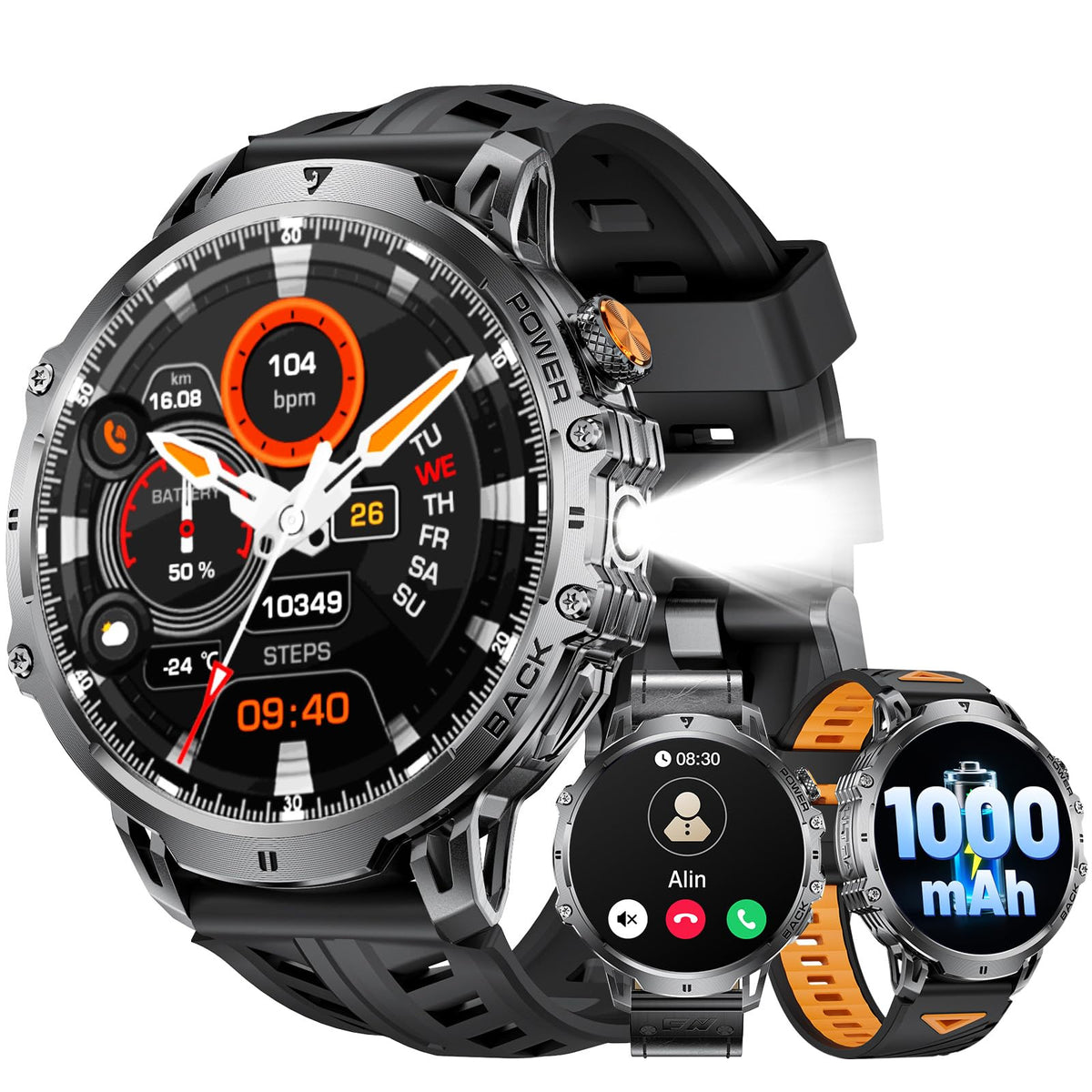 Military Smartwatch – 1.85