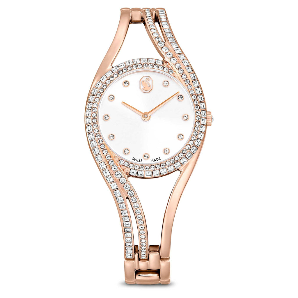 Hyperbola Bangle Watch – Rose Gold