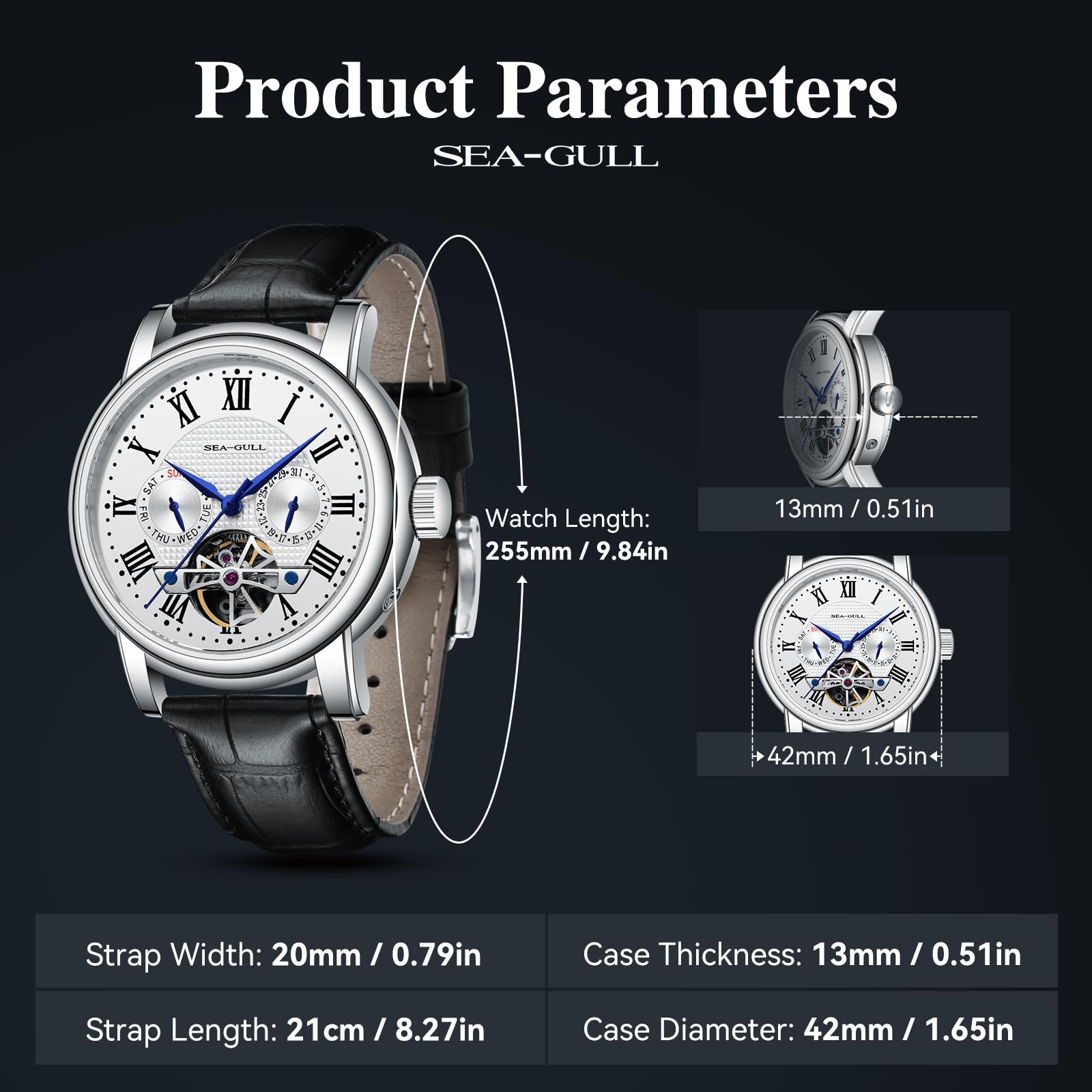 Hollow Automatic Mechanical Watch – Men