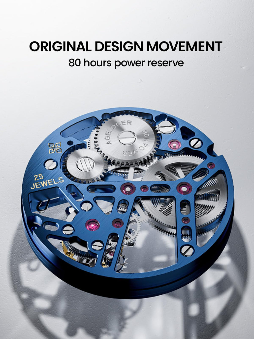 Tourbillon Skeleton Watch – Leather Strap