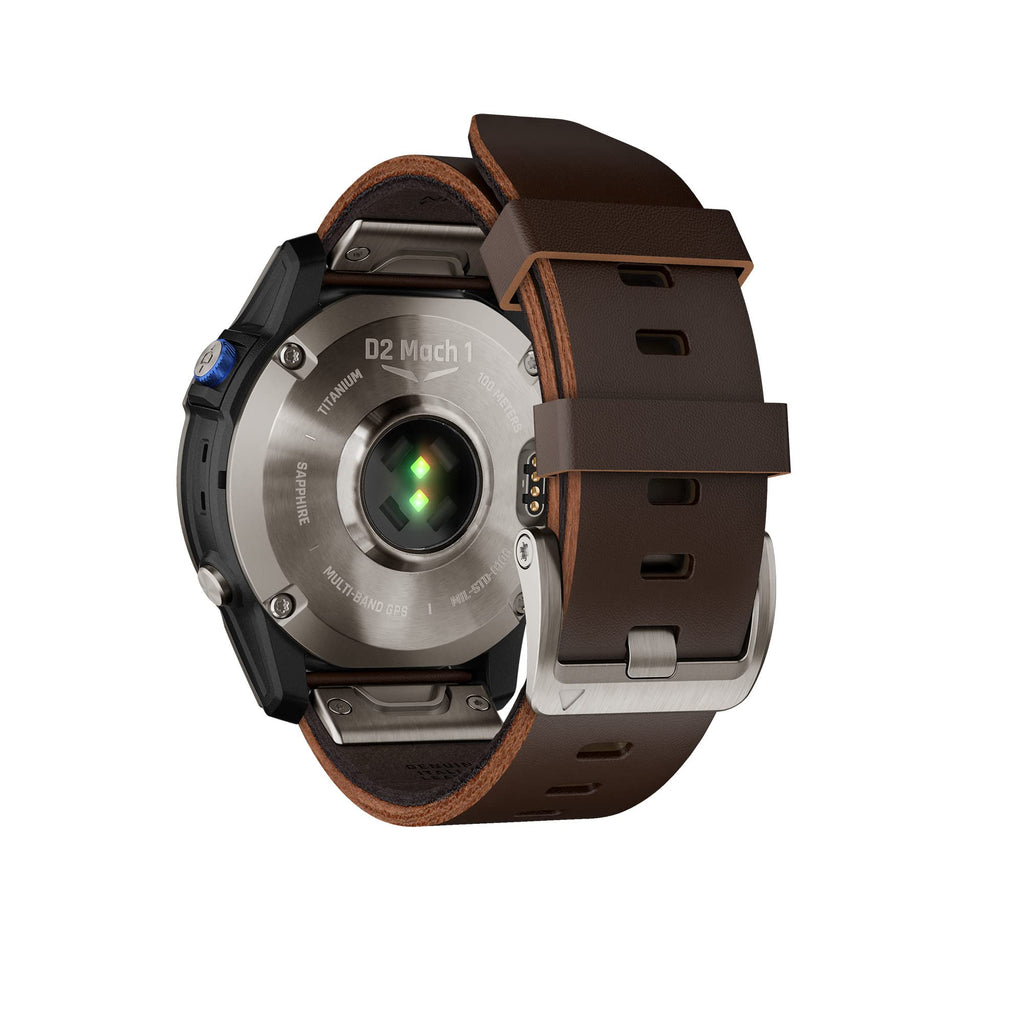 Aviator GPS Smartwatch – Leather Strap