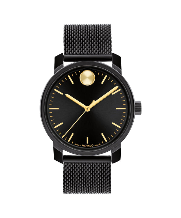 Bold Quartz Watch – Leather Strap