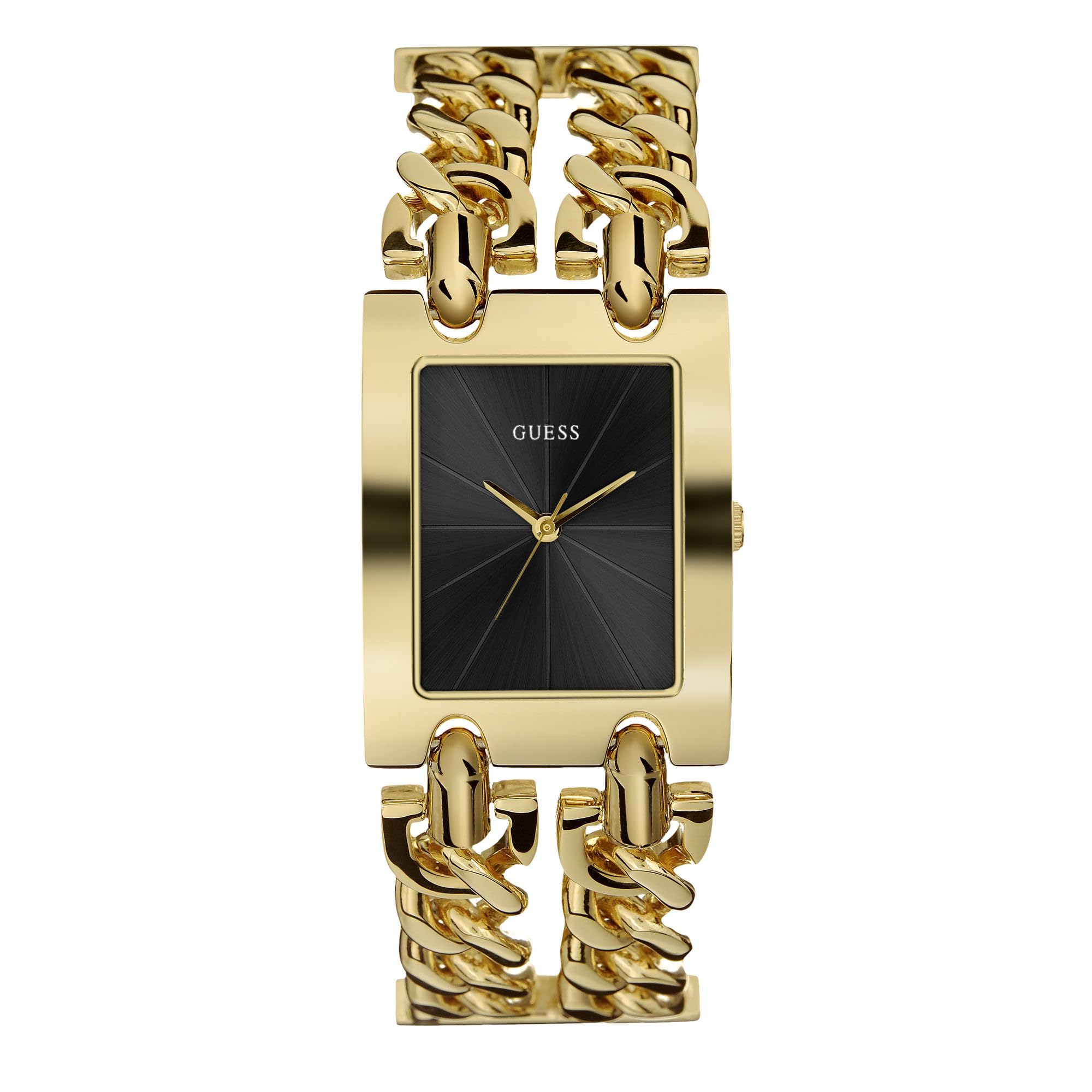 Guess Women's Silver-Tone Multi-Chain Bracelet Watch