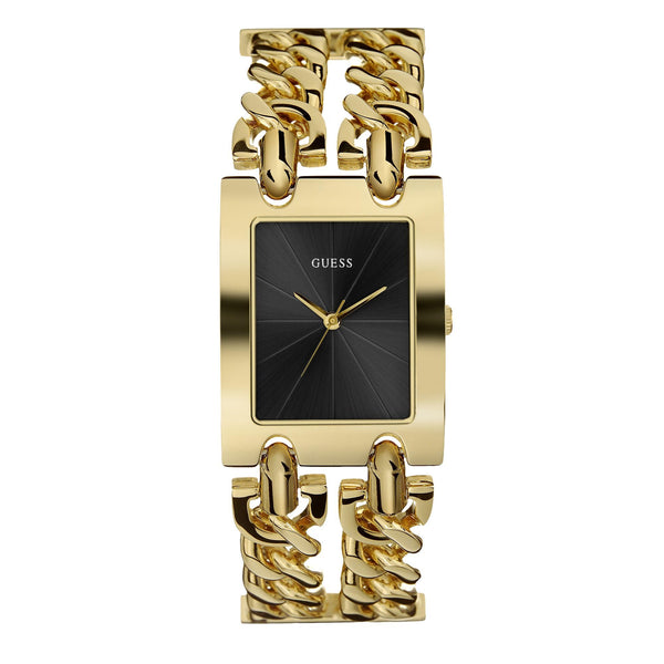 Guess Women's Silver-Tone Multi-Chain Bracelet Watch