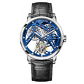 Tourbillon Skeleton Watch – Leather Strap