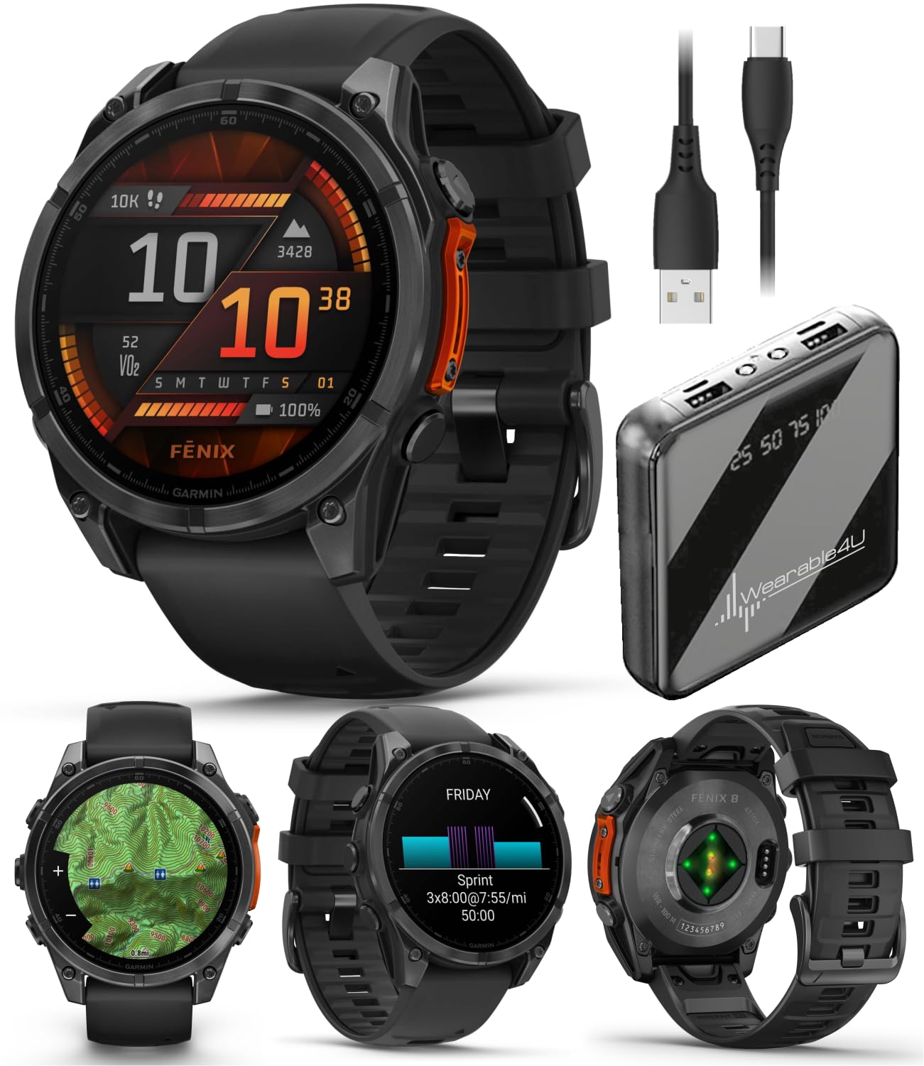 Fenix 8 Multisport GPS Smartwatch