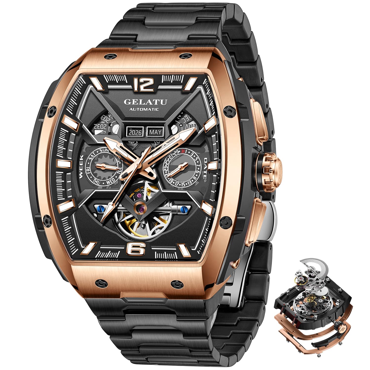 Automatic Tonneau Watch