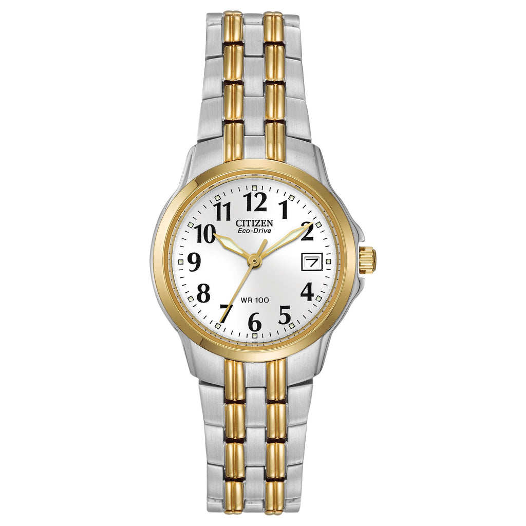 Two-Tone Dress Watch – White Dial