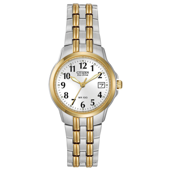 Two-Tone Dress Watch – White Dial