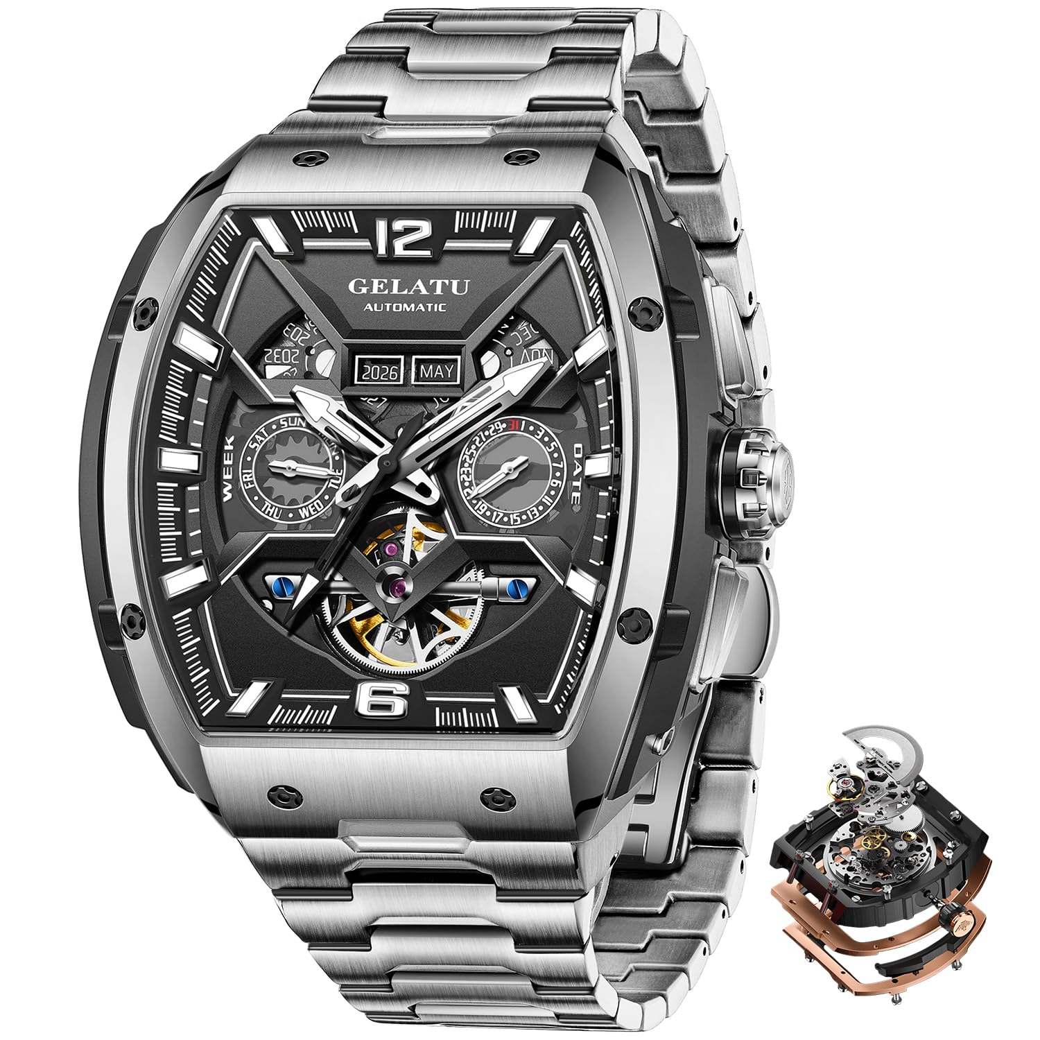 Automatic Tonneau Watch